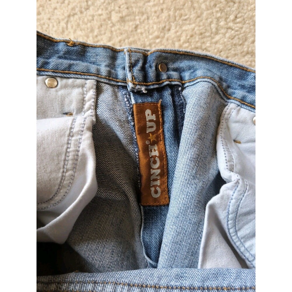 CINCH Men's BRONZE LABEL Regular Fit Medium Stone Wash Jeans 36x32 M90632001 YKK - Picture 13 of 14